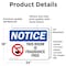 Signmission This Room Is Fragrance Free Sign With Symbol, 24 in W x Rectangle, Vinyl Decal OS-2PACK-NS-D-1824-L-18656 - alternate 2